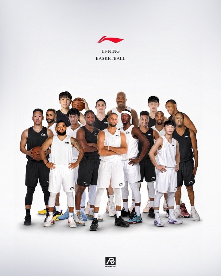 要签姆总？李宁目前旗下的NBA球员：库里领衔 杨瀚森&韦德在列